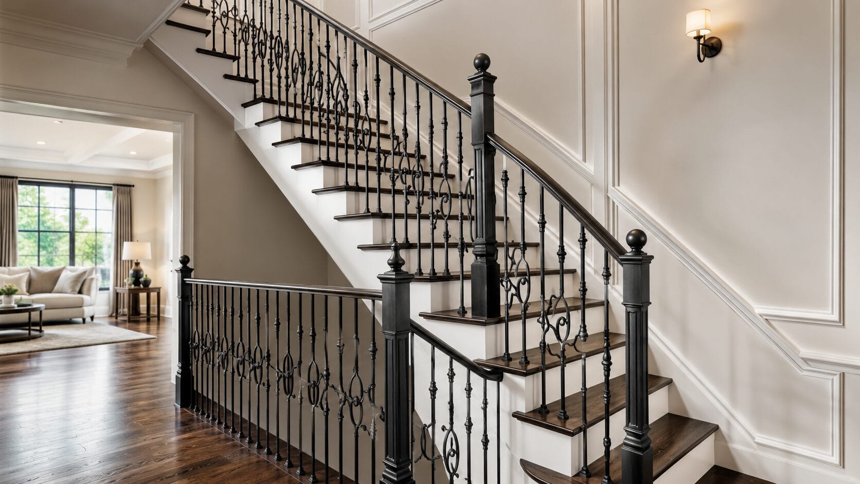 Custom railings for New Jersey home by Master Pro Railing