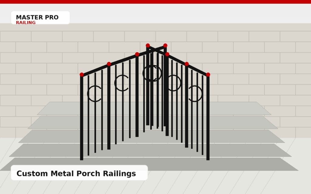 Custom metal porch railing installers near me for New Jersey homes