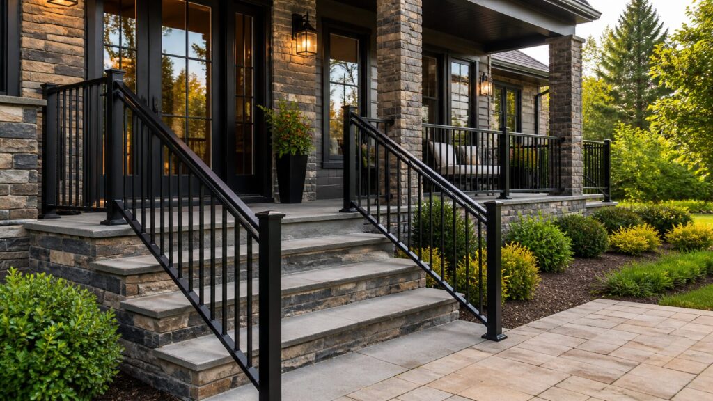 custom metal railings installed in NJ
