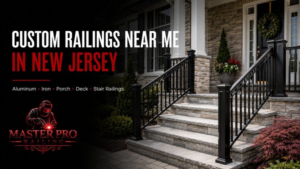 Custom railings near me in New Jersey by Master Pro Railing