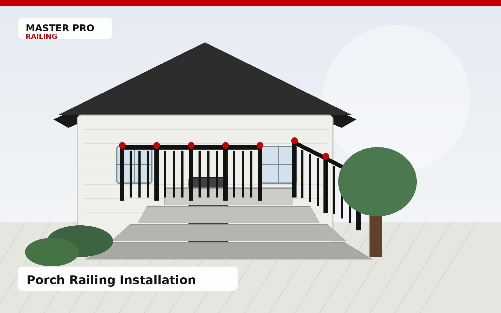 Porch Railing Installers Near Me in New Jersey by Master Pro Railing
