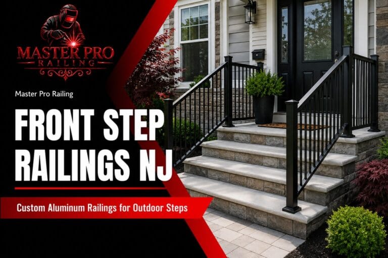 Front Step Railings NJ: Custom Aluminum Railings for Outdoor Steps